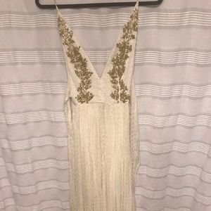 White free people prom dress